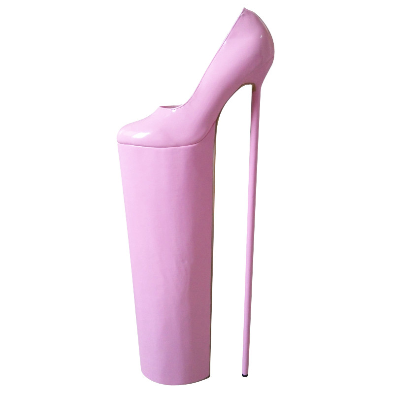 60 cm Hauteur de talon sexy rond Toe Stiletto Pumps à talon chaussures Party plus couleurs disponibles n ° P6001