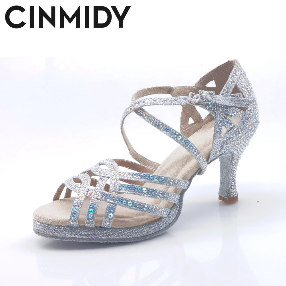 Plateforme imperméable Chaussures de danse latine pour femmes