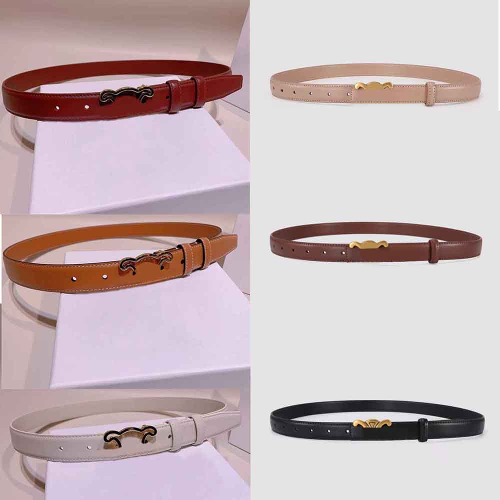 2024 Nouvelle vente chaude de luxe designer ceinture en cuir pour femme avec une largeur de 2,5 cm ceinture de mode coréenne slim fit pour femme
