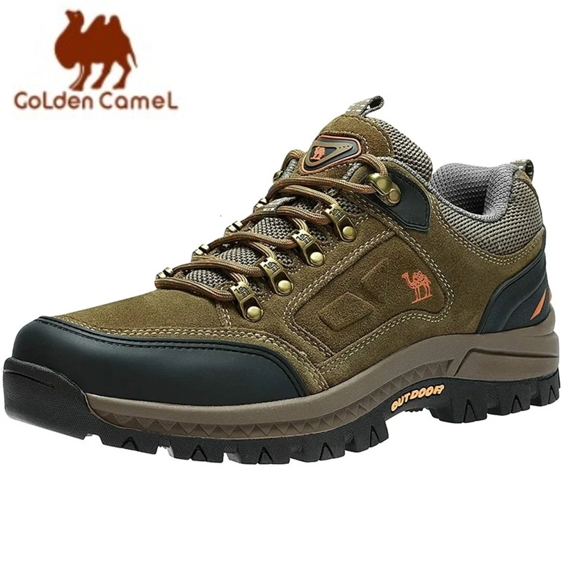 Golden cam hiking shoes outdoor mens sports shoes waterproof tactical hiking shoes autumn climbing camping non slip 240710
