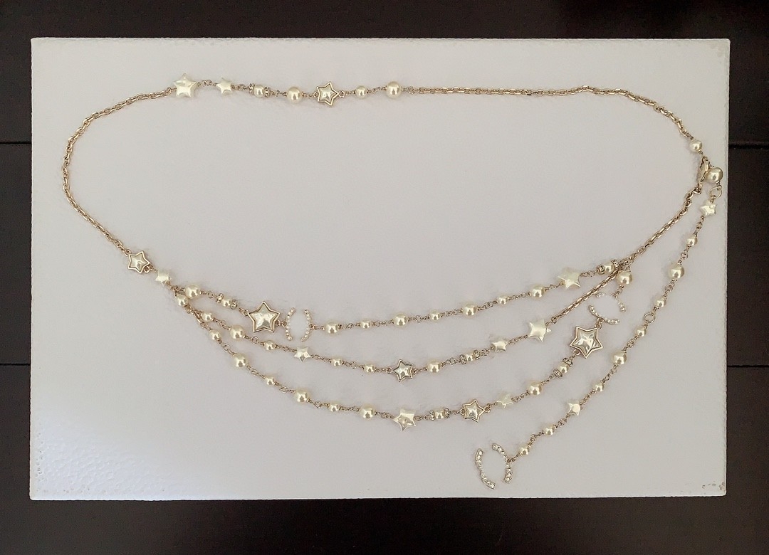 692752 Colliers de bijoux blanc plaqué 925 argent gradué de luxe de concepteurs de marques