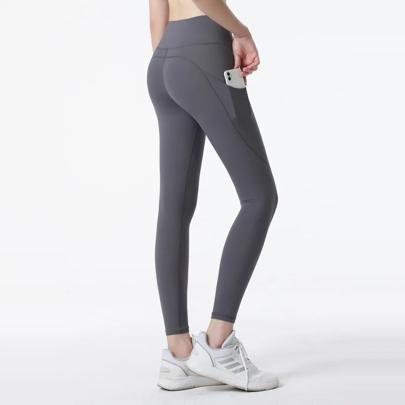 Yoga Pants Womens High Waist Hip Lift External Wear Fitness Pants Tight Running Training Sports Pants x0Vl#-image-1002087493