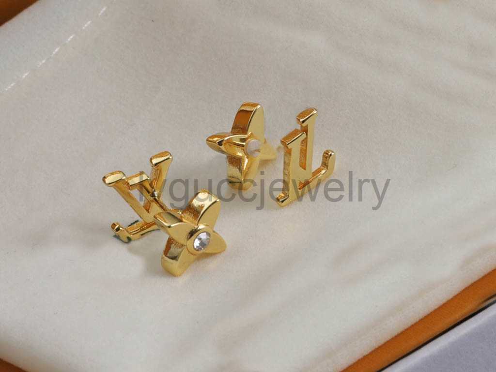Designer Fashion new gold cz Charm luxury designer earrings aretes for women party wedding lovers gift jewelry engagement lz