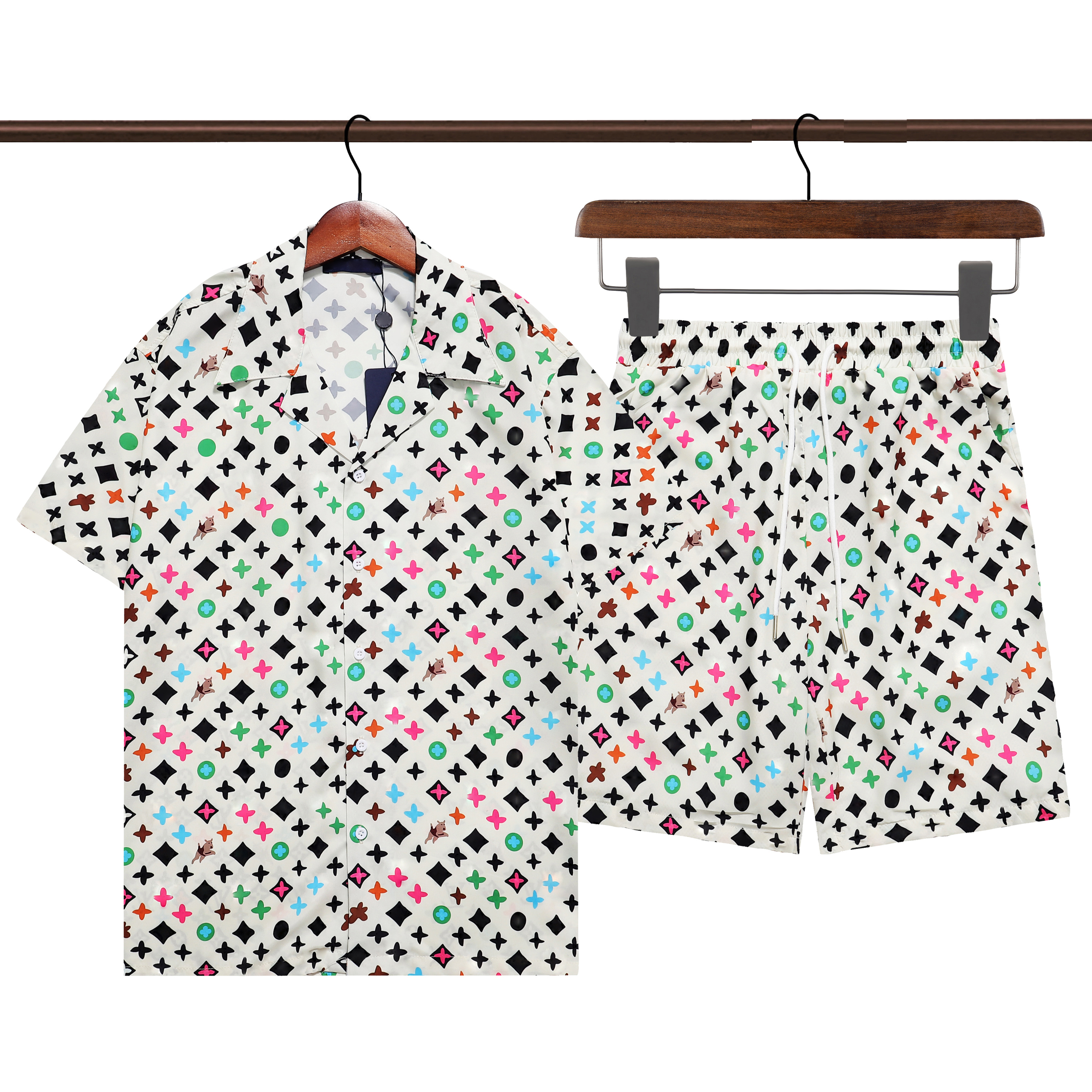 Suisses de survêtement pour hommes Ensembles de mode vintage de style ethnique de style été