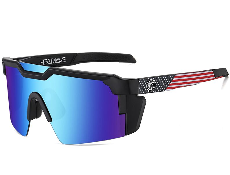 Luxury Sunglasses by HeatWave Cycle - Durable UV Protection for All Gender, Includes Carrying UV400 Protective Sports Eyewear with Case