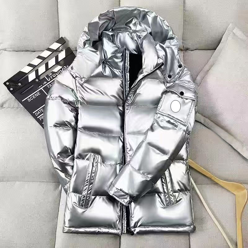 Mens winter coats Winter women's down jacket designer brand women's fashion long men's warm hooded down jacket thickened basic clothi