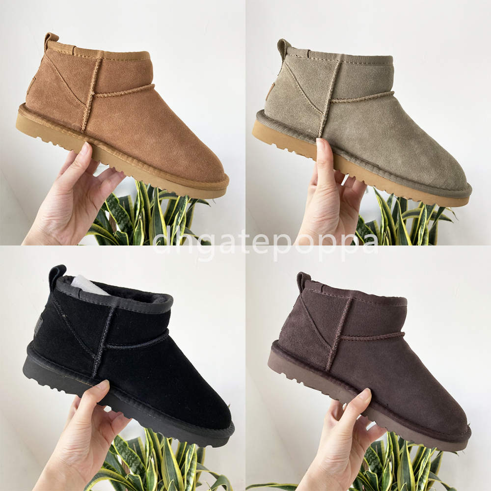 Australia Designer snow boots women platform Boot tazz slide mustard seed ultra mini slipper chestnut suede men shoes womens winter ankle booties