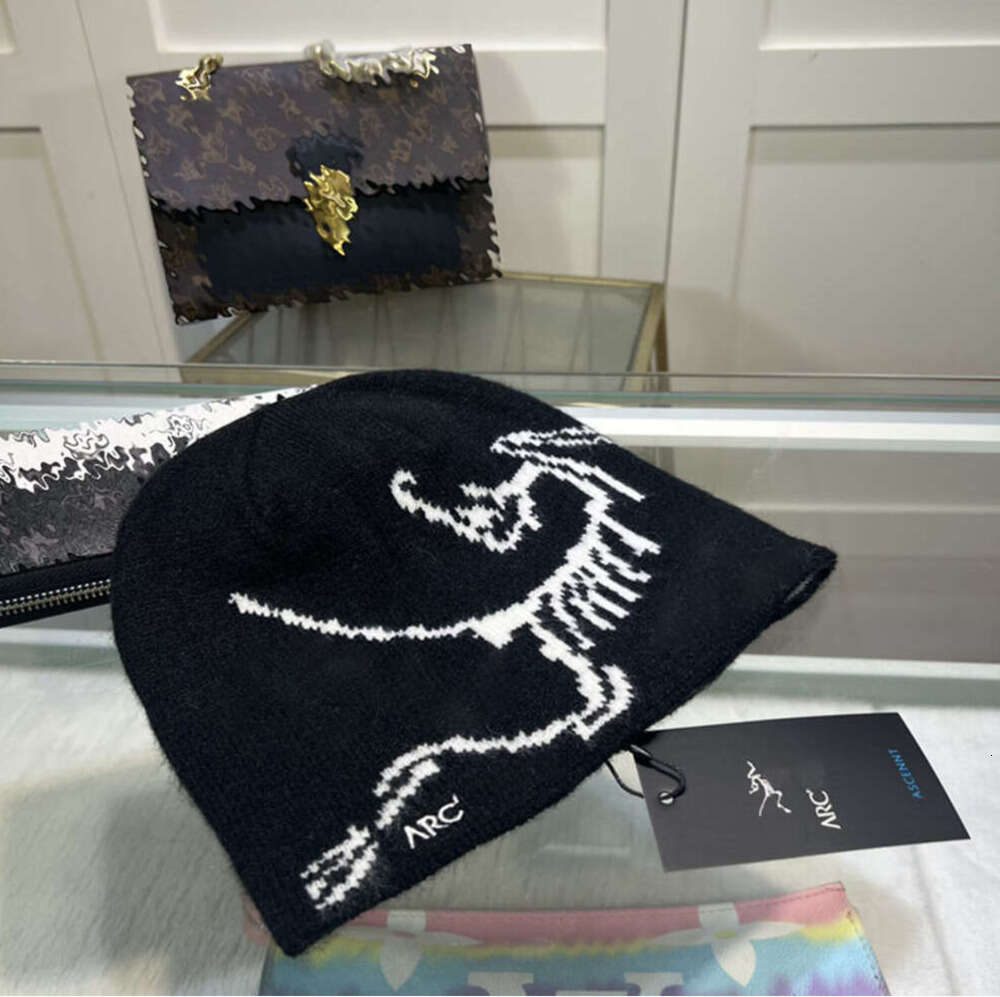 Bonnet de styliste de luxe pour femmes et hommes, sans bords, imprimé, classique, mode, lettre multicolore, automne et hiver, ARC CAP 965ESS
