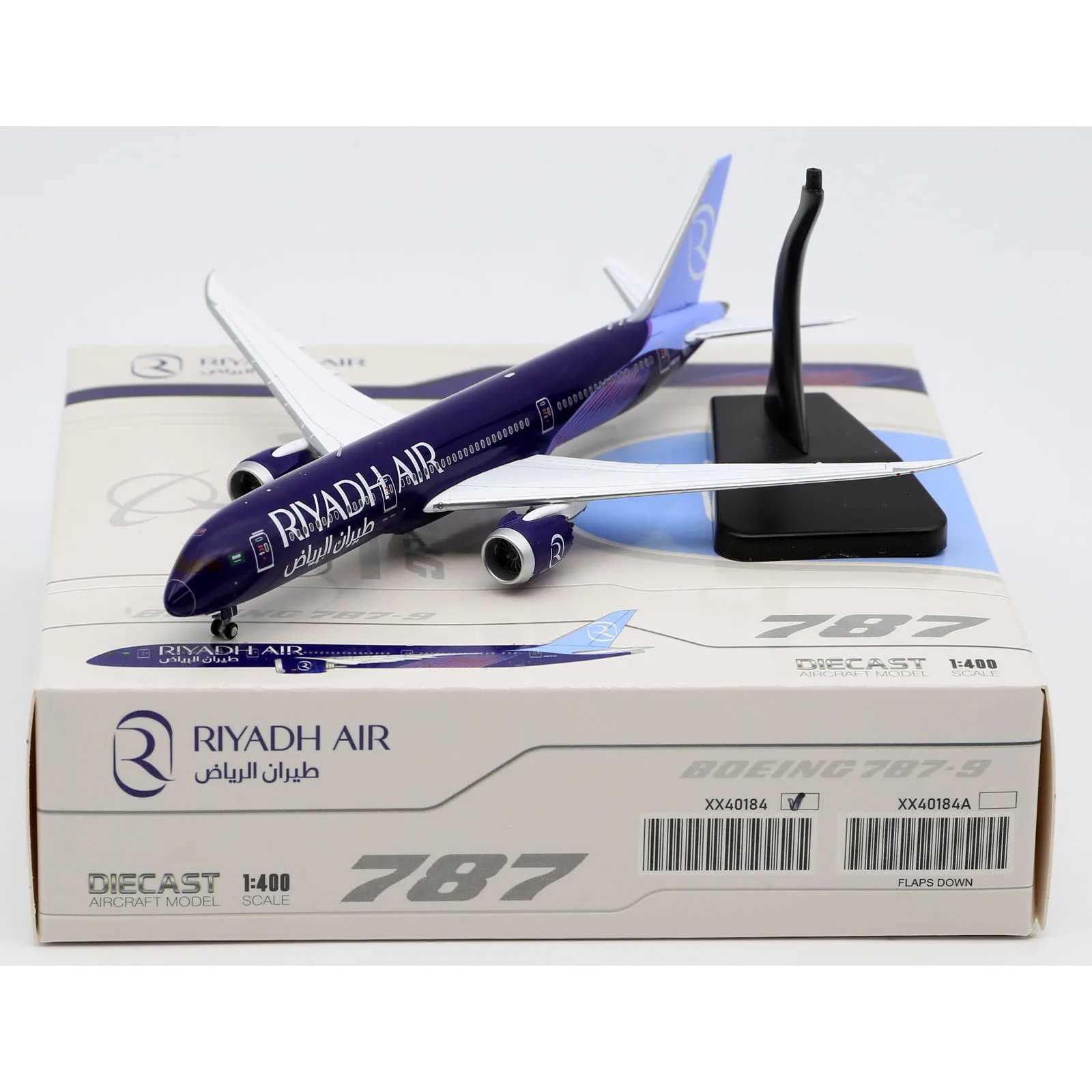 Aircraft Modle XX40184 Alloy Collectible Plane Gift JC Wings 1 400 Riyadh Air Dreamliner Boeing B787-9 Diecast Aircraft Jet Model N8572CL475-image-1002179279