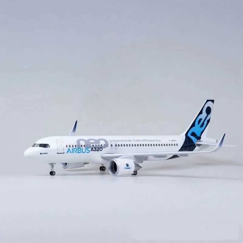 Aircraft Modle 47CM 1/80 Airplane A320 NEO Air Airlines Model Toy Light With Wheel Landing Gear Diecast Resin Plane Collection Display GiftsL475-image-1002180122