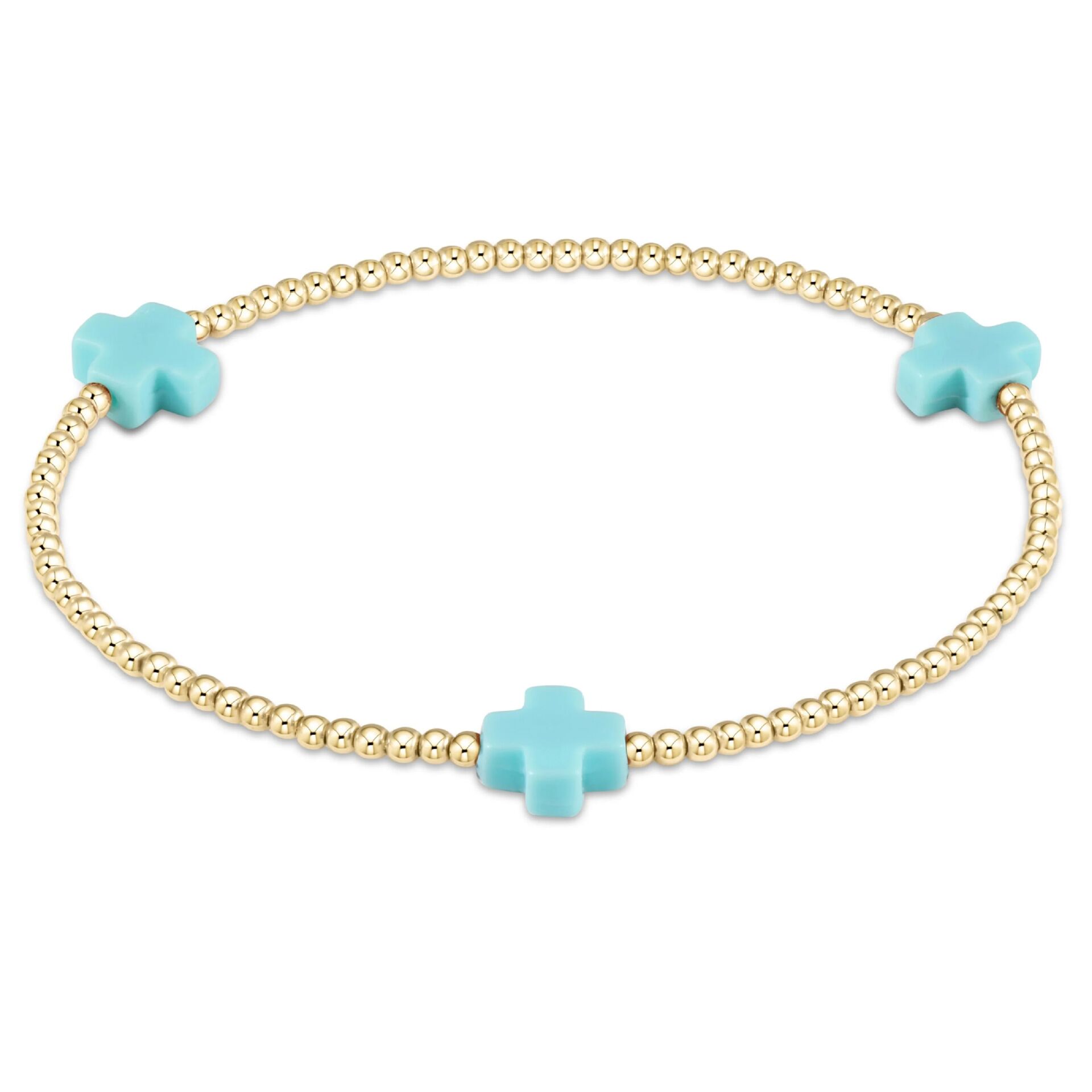 Cross bohemian bracelets womens bead bracelet fashion lucky jewelry gold plated 18 k charm bracelet for woman minimalist pulseras mujer blue om037