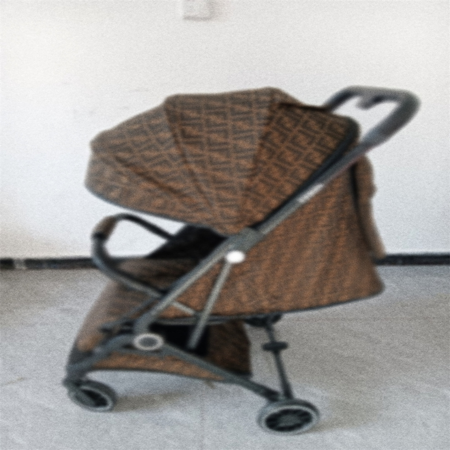 2026 New Fashion Designer handcart Single perfume Safety Car Portable Travel cologne System Simple Stroller Luxury Baby Birthday Gift