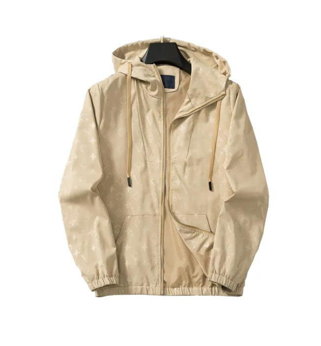 Veste de créateurs pour hommes manteau à mode décontracté de style parisien zipper triangle motif de marque jeste pull pull pull vestiment