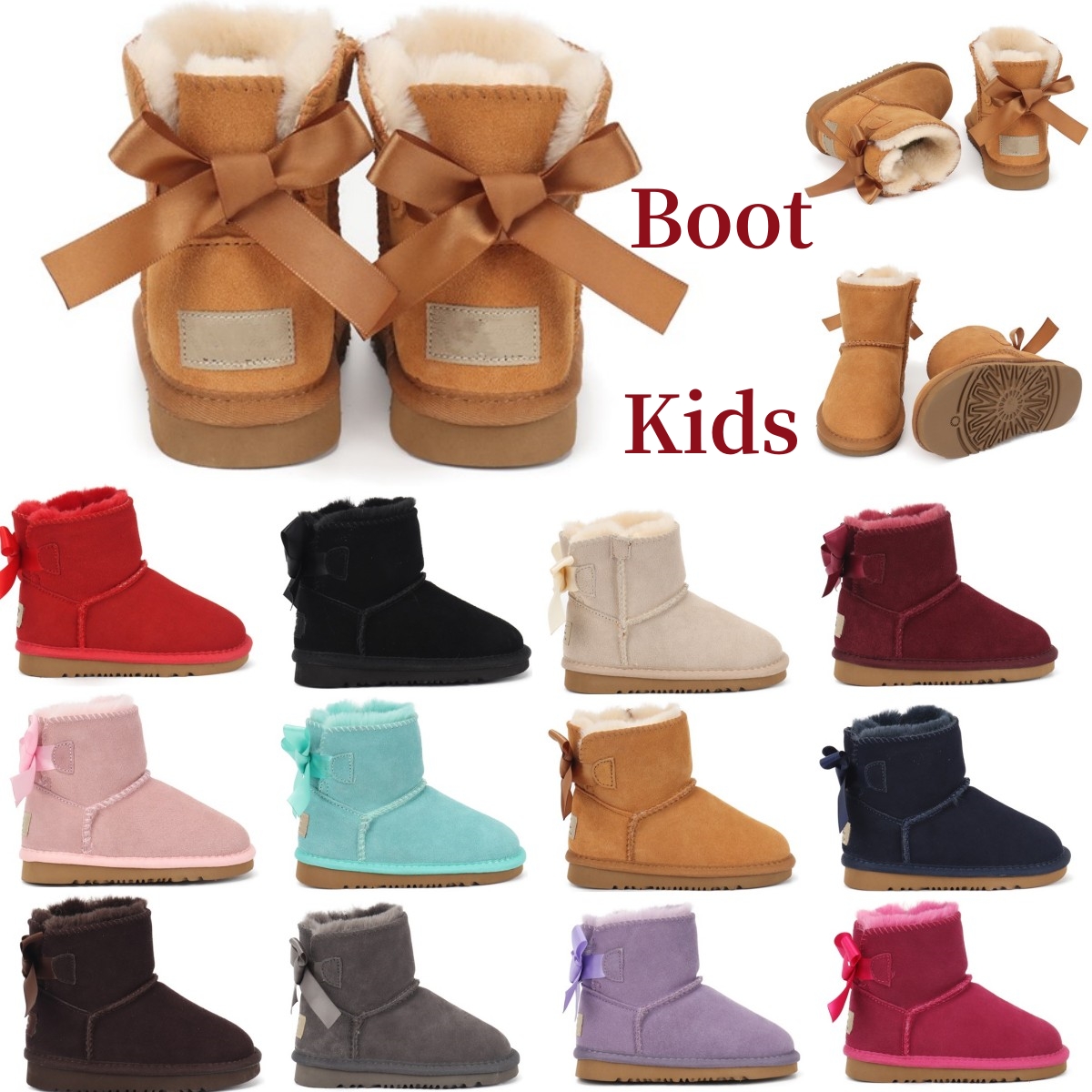 Designer Kids Tazz Tasman Children Baby Boots Boys Toddler Girls Boot Slippers Women Winter Warm Children's Warm Shoes australia australian
