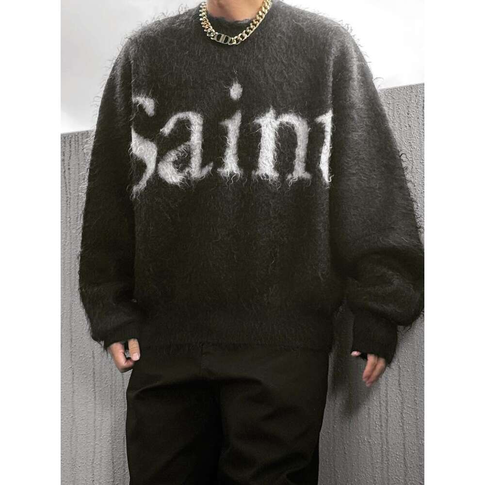 Men's Sweaters Saint Michael classic mohair sweater