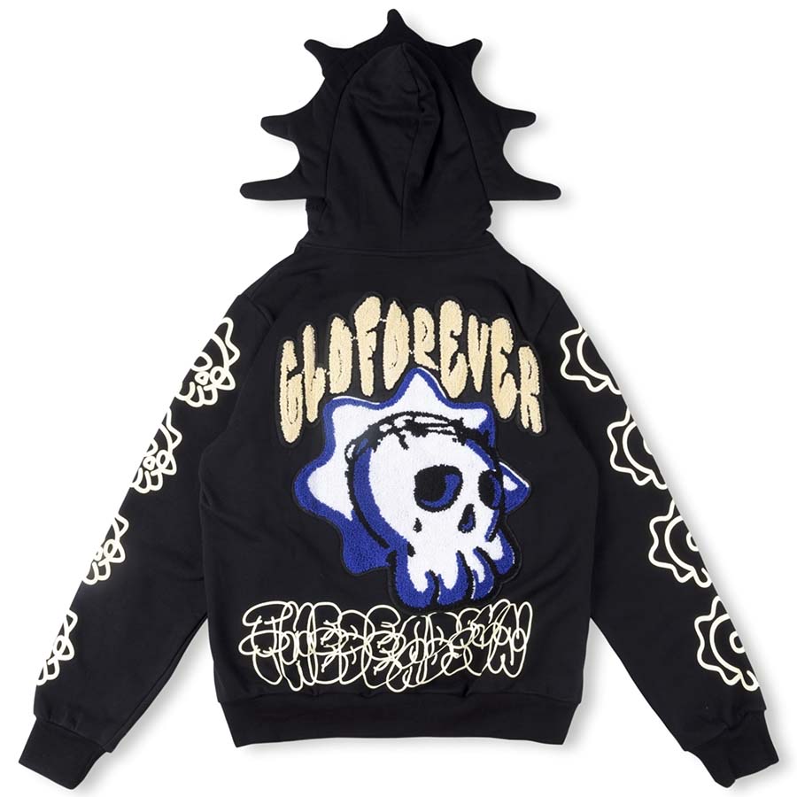 Glo Gang The Glory Sweatshirts Hoode Black Designer Mens Embroidery Printed Oversized Fleece Men's Hoodies & Sweatshirt Hip Hop 24FW