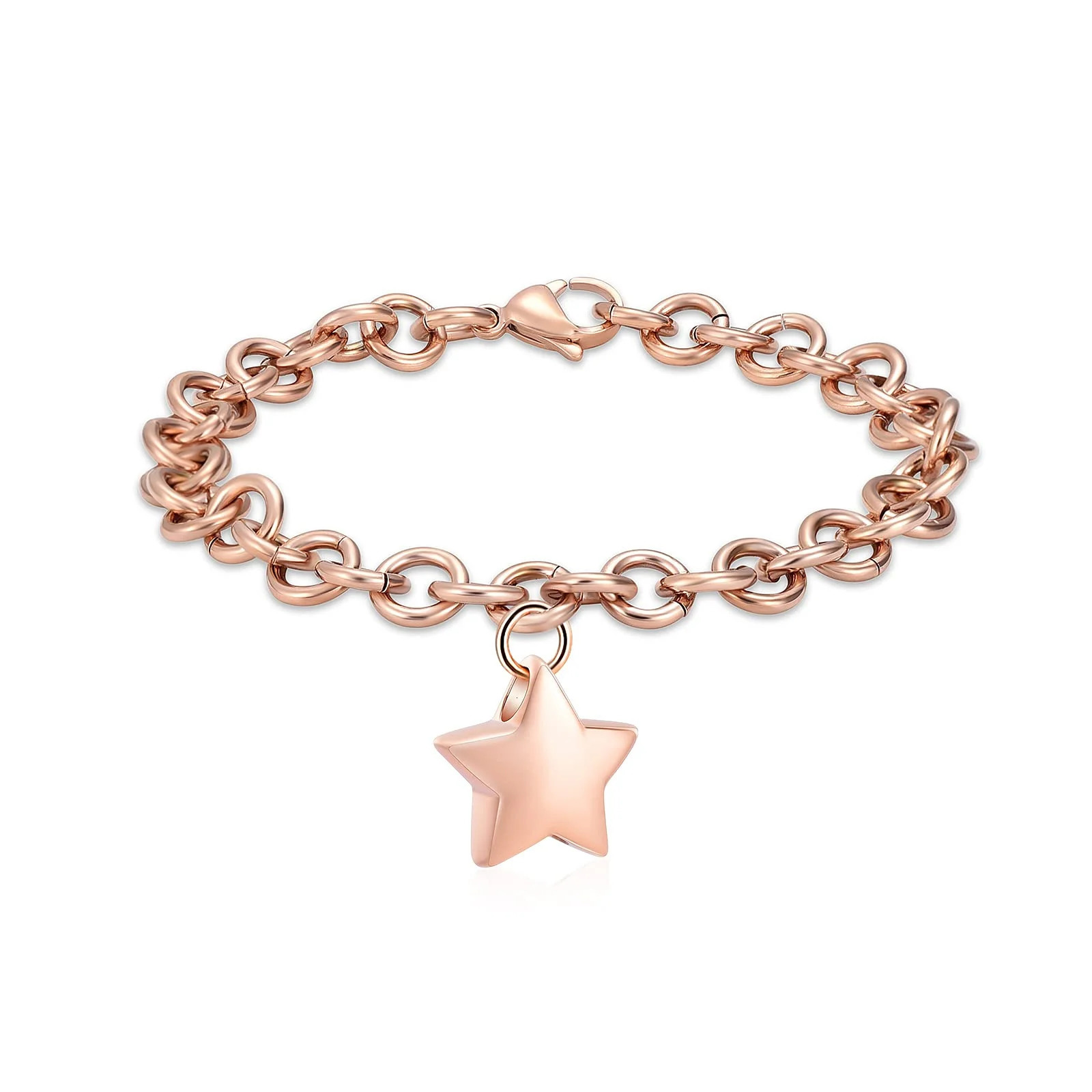 Cremation Jewelry Star Urn Ashes for Women Gilrs Keepsake Bangle Memorial Link Bracelet designer bracelet women luxury jewelry gold mens bracelet