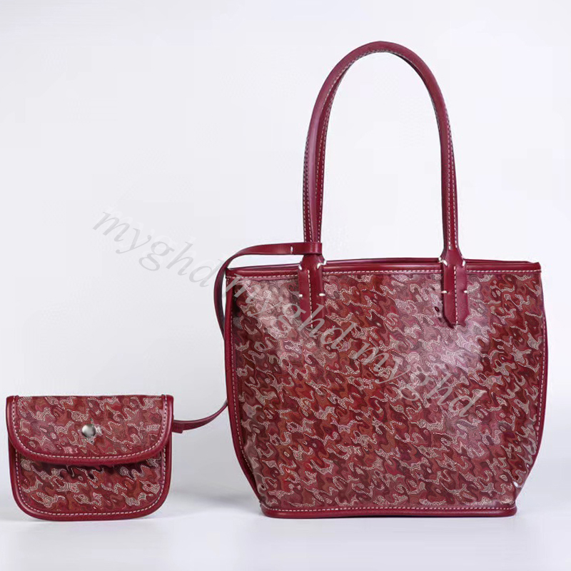 Sac à guichets Femmes Sac à main taille 20x19x8cm avec mini sac de portefeuille supplémentaire 21100
