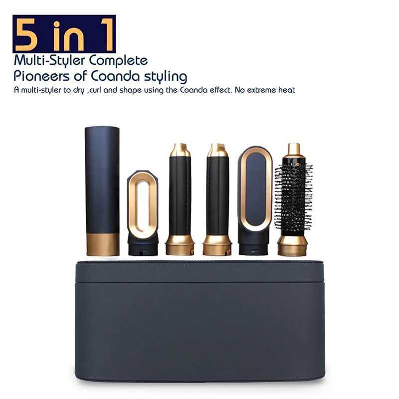 Hair Dryers 5 in 1 super hair dryer Multi Hair Styler Curling Iron Hair Straightener With Hair Brush Hairdryer For Hair Dryer Hair Multi StyL478