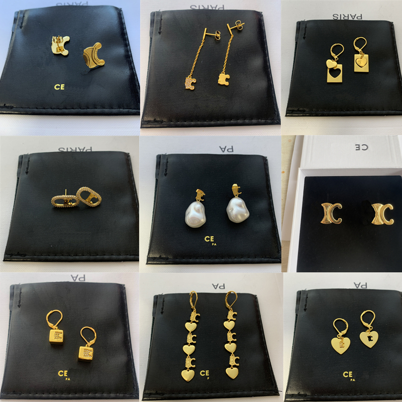 stud Luxury Earring for women Designer Jewelry Classic Brand Ornaments Wedding Party high-quality Accories Gold Sier Earrings wholesale O5PU#