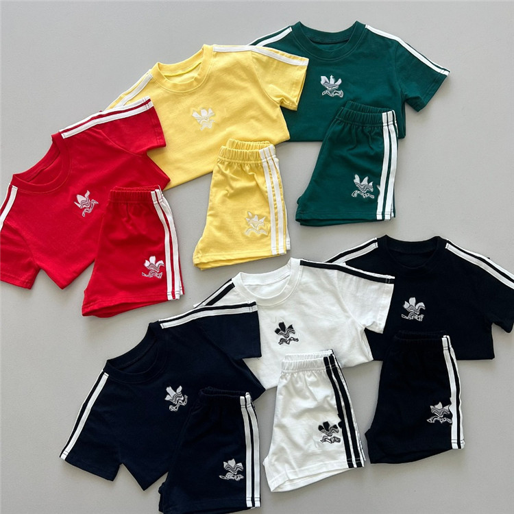 Vêtements de créateurs pour enfants ensemble gamin venture boy fille de survêtement en deux pièces sets les enfants