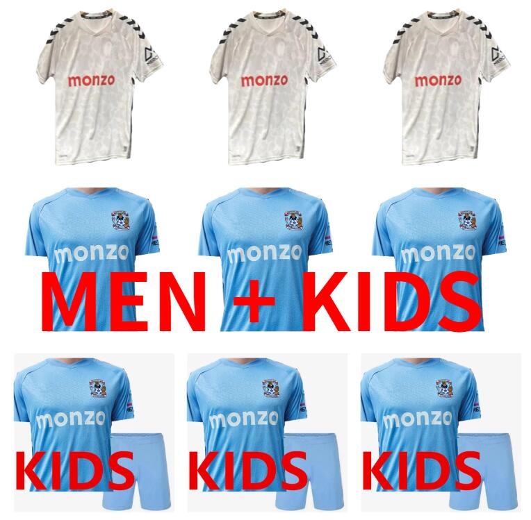 24 25 Jerseys de football de Coventry City 2024 2025 Home Blue 10 O Hare Sheaf 17 Gyokerres 24 Godden 38 Hamer Men Kids Kit Football Shirts Adult