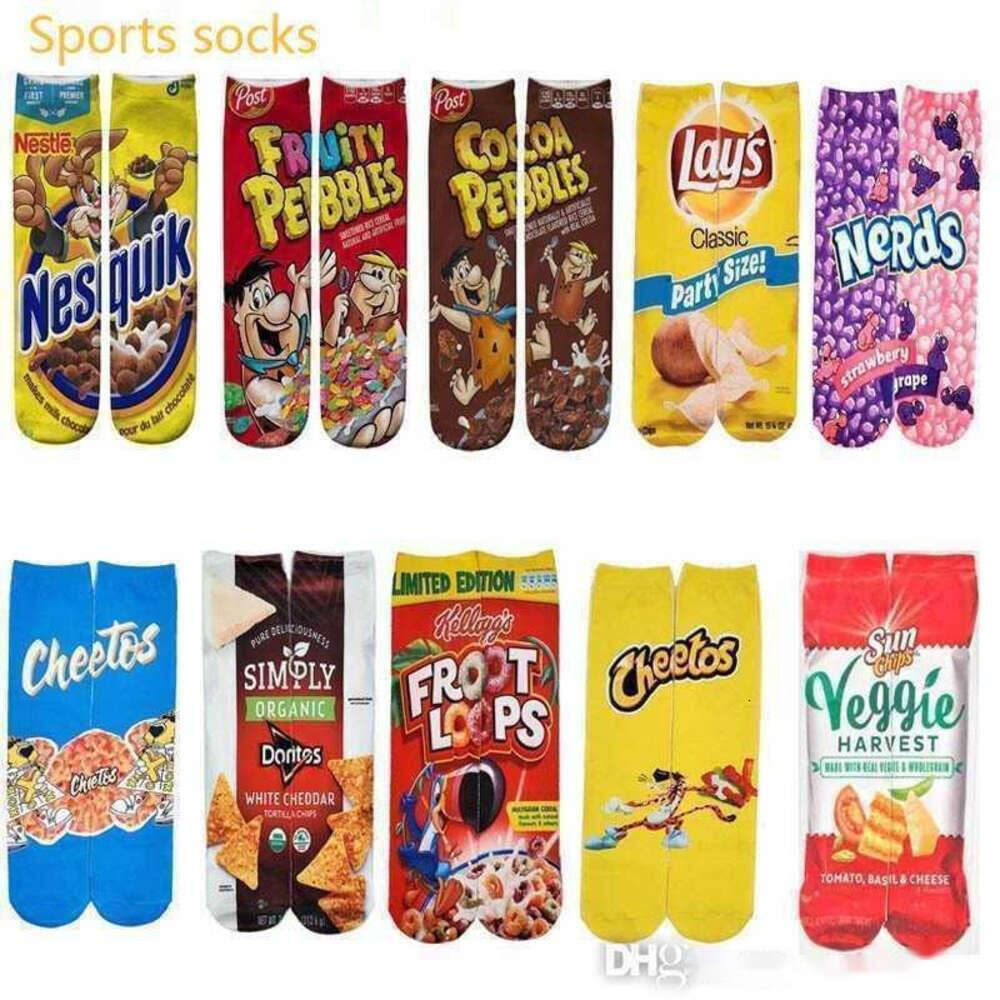 Mens Novelty Socks Unisex Funny 3D Socks Printed Food Crazy Girls Custom Long Socks Stocking For Woman 38cm-image-1003061977