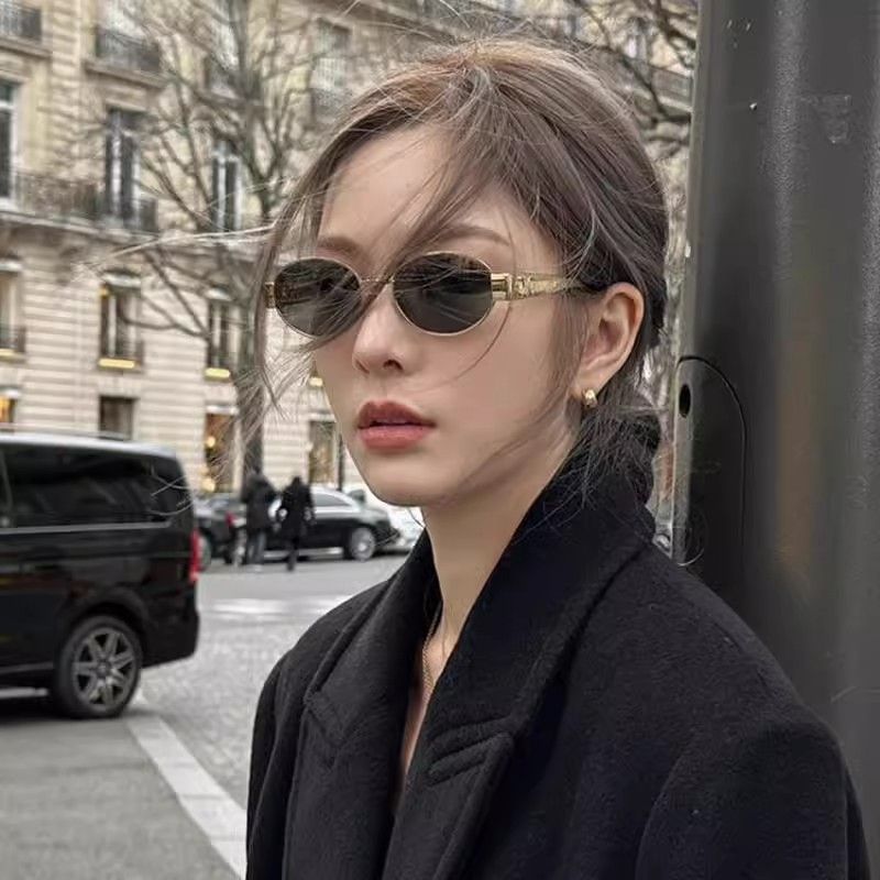 Designer sunglasses mens women Luxury glasses Letter Sunglasses UV Protection Protect eyes beach Fashion sunnies full metal frame Eyeglasses Lune-image-949703343