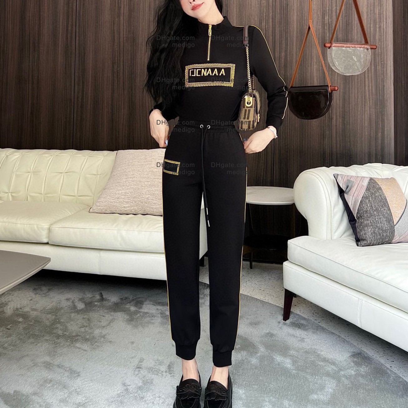 fashion womens tracksuit womens two piece sets stylist causal hoodie women clothing stylist casual style sport set long sleeve sl