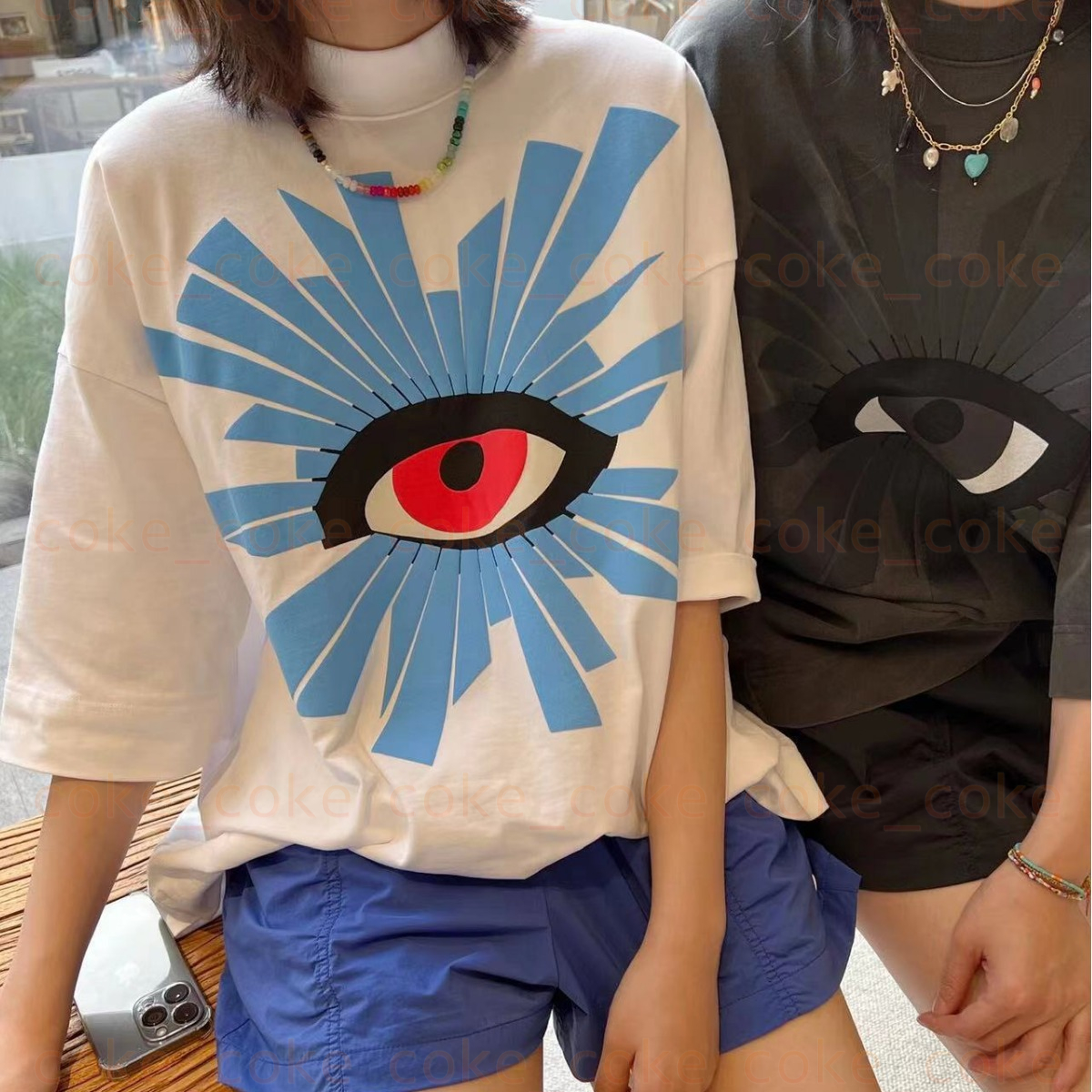 House of Error Designer T-shirt The Eyes of Truth T-shirt T-shirt Tees Luxury Luxury Men de luxe Men de femmes Designers T-shirts Vêtements pour