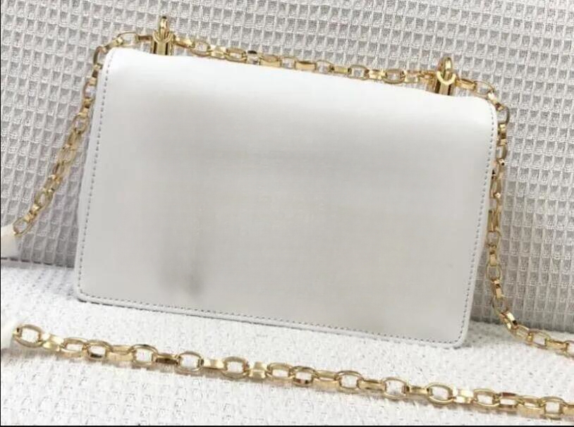 7a Top Slant Designer Bag pour femmes Luxury Mini Black Gold Chain Sac Sac Classic Flip Clutch Purse