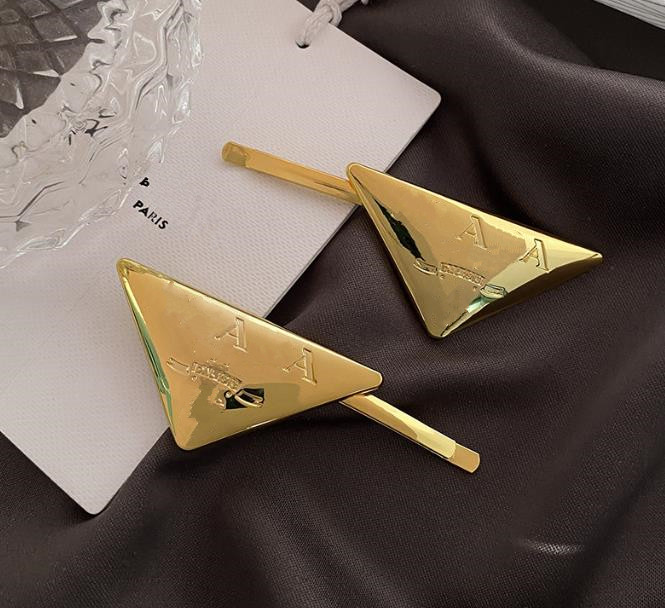 Luxury Hairclip Barrettes Women Girls Designer Hair Clips Metal Gold Silver Heart Letter hair pins Fashion Hairpin Hairclip Hair Accessories-image-1003783609