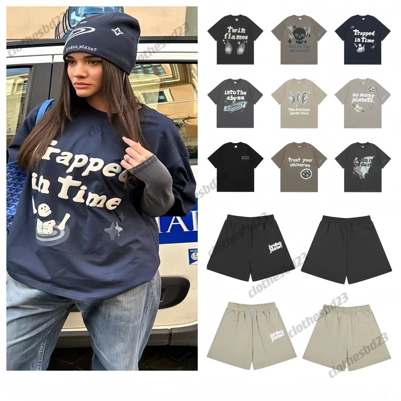 2024 Men's t shirt Summer Spring Loose Green Gray White Black T Shirt Men Women High Quality Classic Slogan Print Top Tee With Tag US size-image-946494231