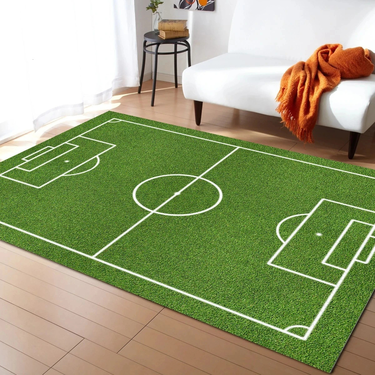 Sports Grass Soccer Field Carpet for Living Room Home Sofa Table Large Area Rugs Childrens Play Non-Slip Floor Mat Decor K260207-image-1094589417