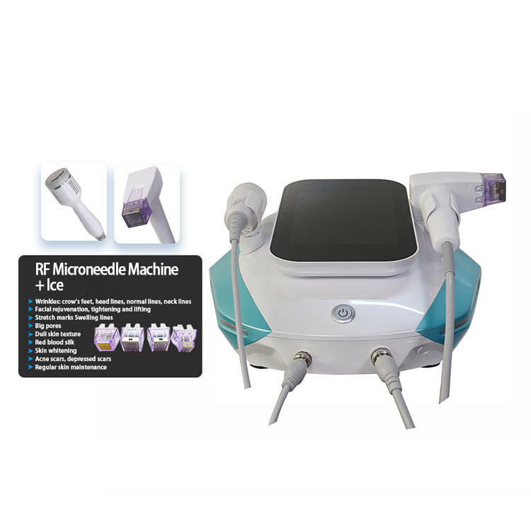 New Model RF Fractional Micro-needle for Skin Tightening Collagen Remodeling Microneedling Deep Penetration Acne Treatment Ice Hammer Machine