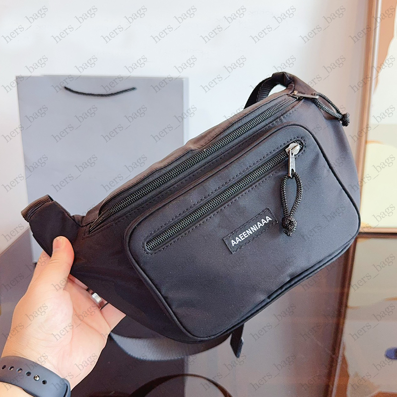 Mens Waist Bag Designer Black Bumbag For Womens Men Casual Zipper Fanny Pack Luxury Brand Leather Crossbody Unisex Sport Fannypacks