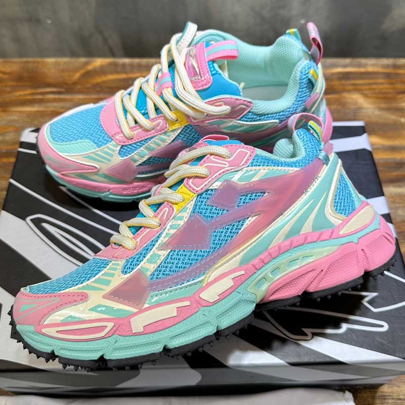 Women Designer Right Back Sports Shoes (Miami) 2024 Summer New Womens Performance Running Shoes Mesh Breathable Upper with Arrows on Side Lady Outdo