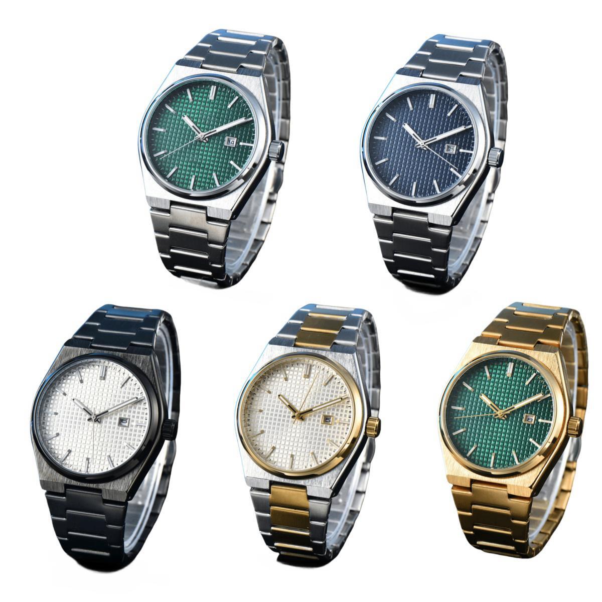 watches men menwatch relojes designer Quartz watch three pin calendar steel strip waterproof night light business couple watch-image-862042565