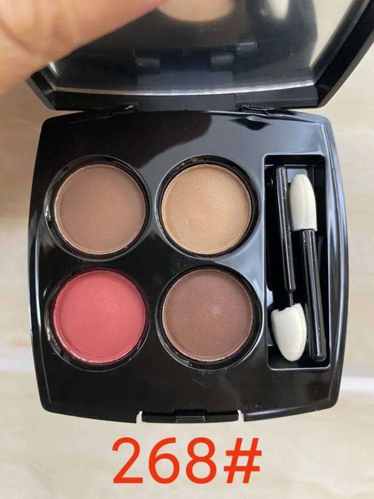 2024 MAVALUP à paupières à paupières 4 couleurs Palette d'ombres de fards à paupières mat avec pinceau 2 styles Livraison gratuite