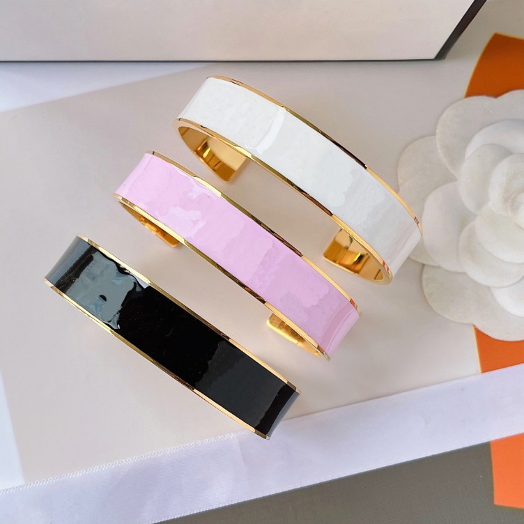 Fashion Multicolor Open Bangle Adjustable Humanized Design Bracelet Lovely Pink Selected Luxury Gift Female Friend Charm Exquisite Premium Jewelr-image-812383002