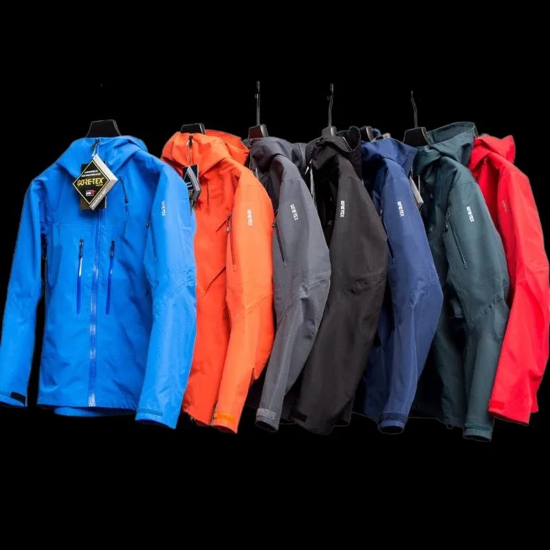 Men's Jackets 2029 ARC Three-Layer Outdoor Waterproof Jacket For Men GORE-TEXPRO SV Male Casual Hiking Coat Clothing