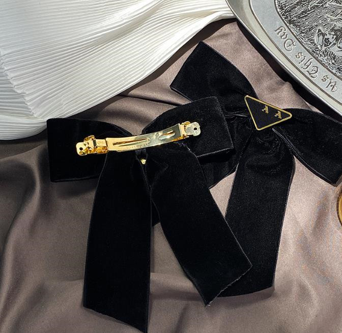 Bow Hair Clips Barrettes Designer Women Girls Velvet Hairpin Cute Sweet Hair Clips Luxury Hairclips Classic Hairpin Hair accessories Jewelry-image-1004127472