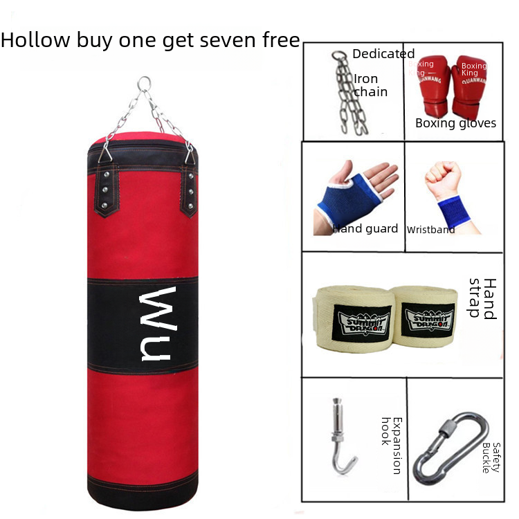 Boxing sanda à trois couches sac de sable accroché un sac de sable solide Taekwondo Tumbler Fitness Fitness Children adulte Muay Thai Boxing