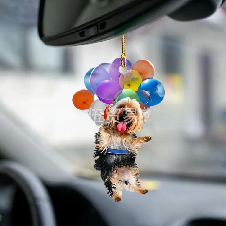 Cross-frontière de nouveaux produits spot mignon chat balloon chaton gueille de voiture pendante clés clés accessoires de sac à dos pendentif