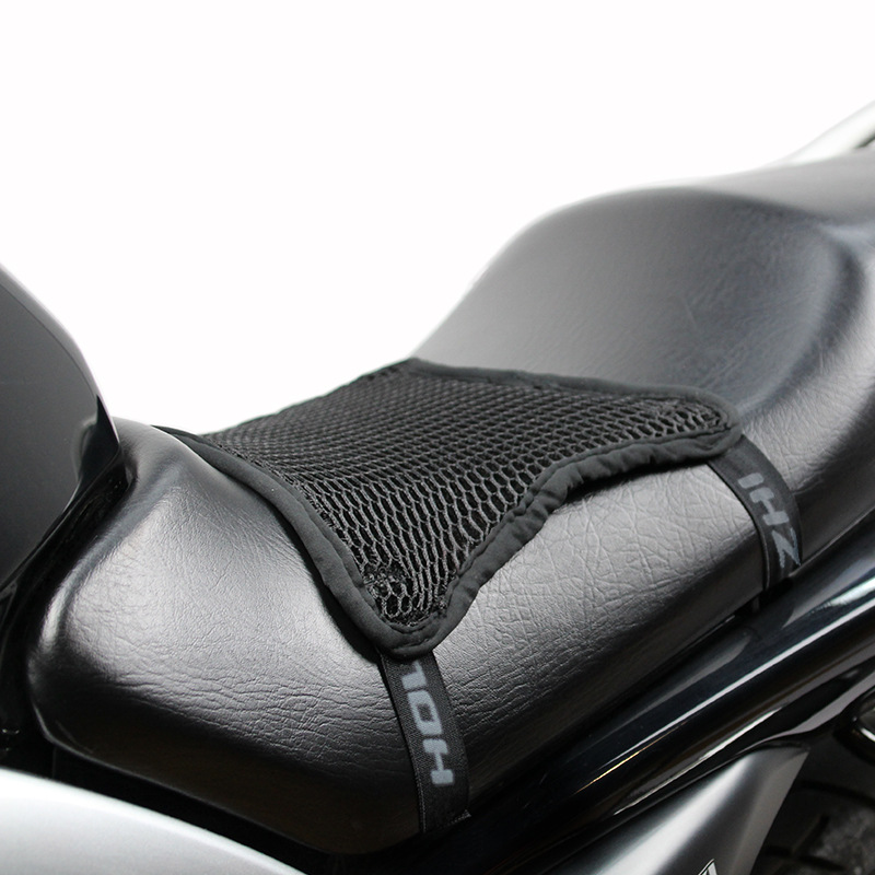 Motorcycle Couvre-coussin de cran à l'équitation Couvre de siège en filet 3D COUVERTURE DE MOTOCHE ÉLECTRIEUR ÉTÉ COUVERT