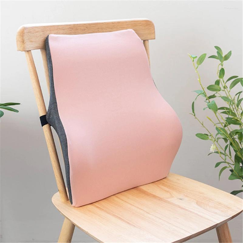 Luxury Designer Decor Pillow Memory Foam Backrest Lumbar Office Waist Breathable Spine Support Back Vertebrae Pain Relief Seat Free Shipping-image-1112034307