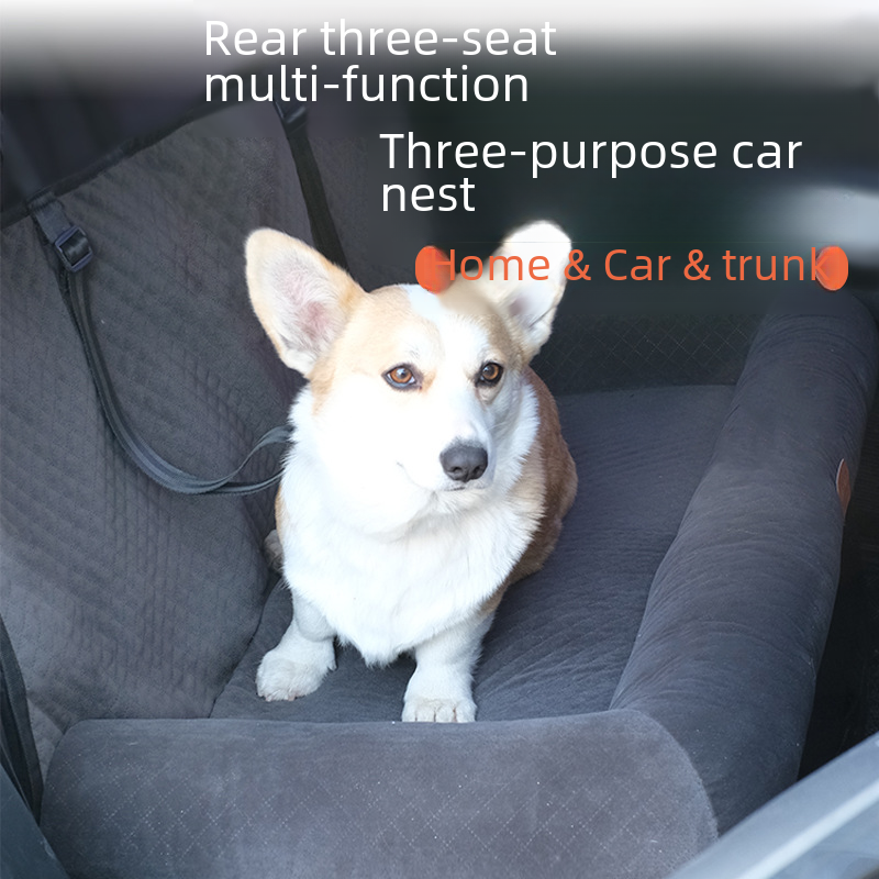 Voiture nid Pet Voyage de trois rangées de sièges arrière coussin de voiture arrière