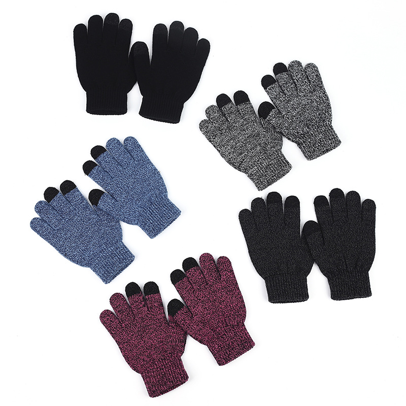Gants magiques à écran tactile pour enfants non glissa plus gants rembourrés en velours
