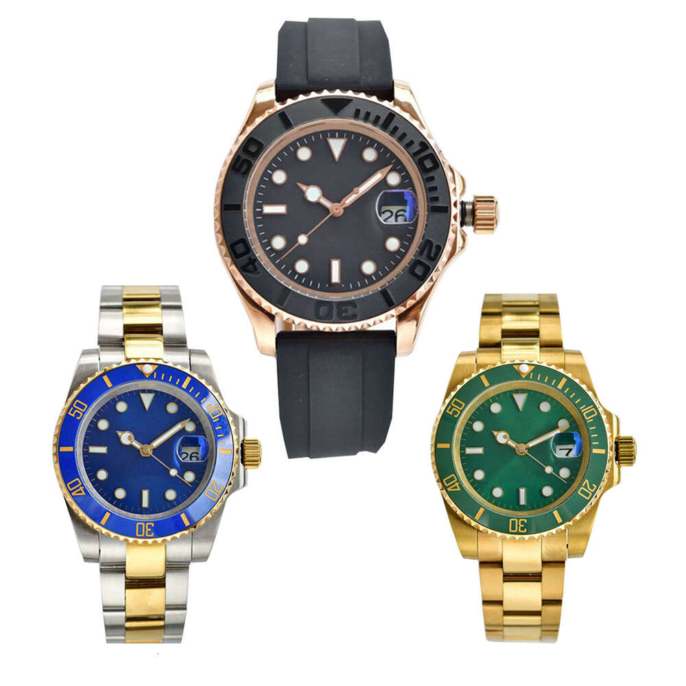 Mens Designer Watch Luxury Man Watch Top Quality Stainless Steel Mechanical Watches Hign-end Black Gold Calendar Wrist Watches