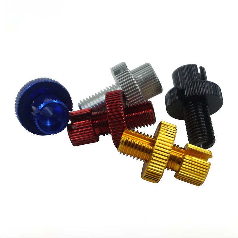 Motorcycle electric vehicle off-road vehicle modification parts front and rear pump brake upper pump color adjustment screw M10 Universal